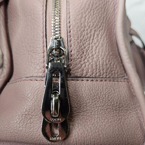 Authentic Loewe Calf Leather Amazona Bag in Mauve - Picture 12 of 16